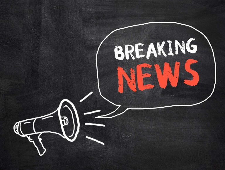 breaking news megaphone